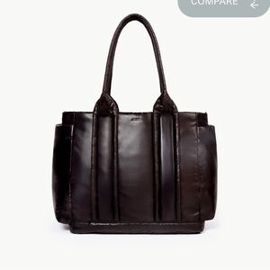 Caraa Dark Brown Tote Bag Baby Diaper Bag